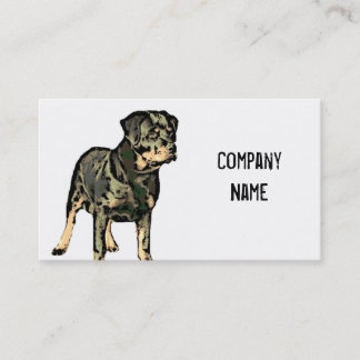 Tarjetas de visita de Rottweiler