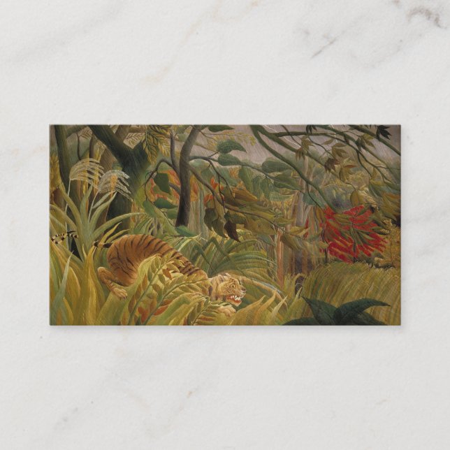 Tarjetas de visita de Rousseau para el personaliza (Anverso)