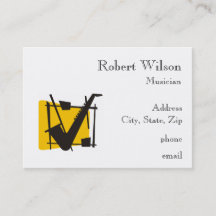 Tarjetas de visita de Saxaohone
