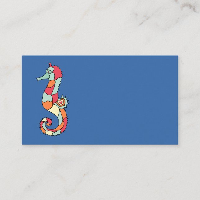 Tarjetas de visita de Seahorse (Anverso)