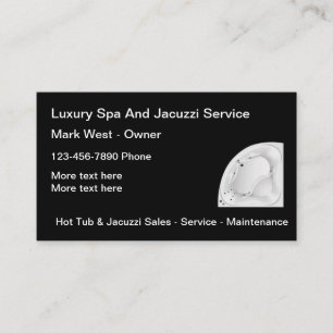 Tarjetas de visita de servicio de spa de baño cali