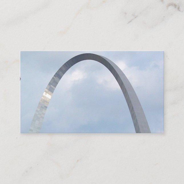 Tarjetas de visita de St. Louis Arch (Anverso)
