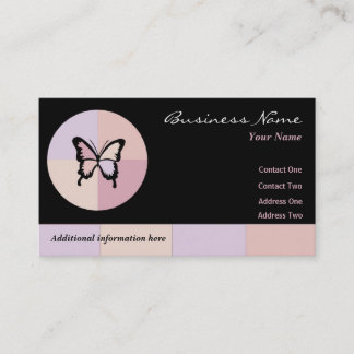 Tarjetas de visita de sueño de mariposa