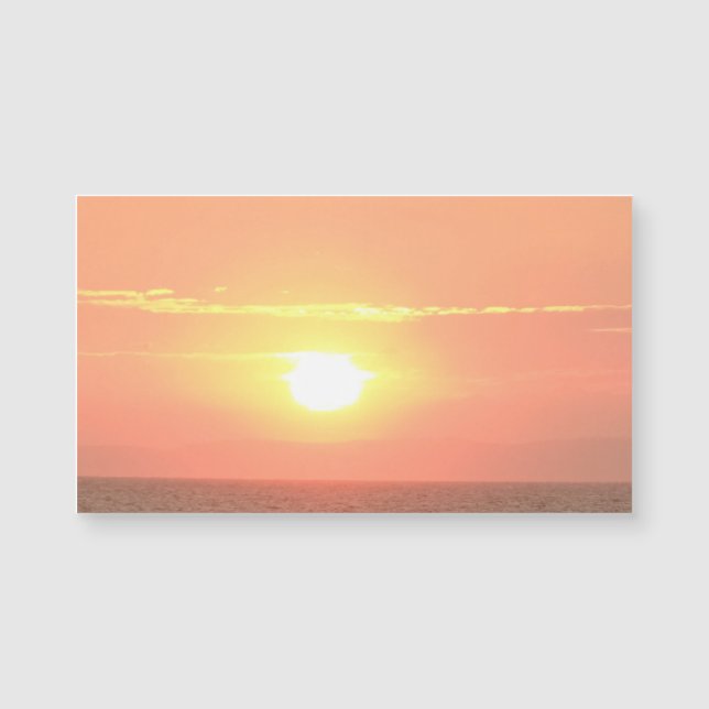Tarjetas de visita de Sunset (Anverso)