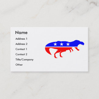 Tarjetas de visita de T-Rex