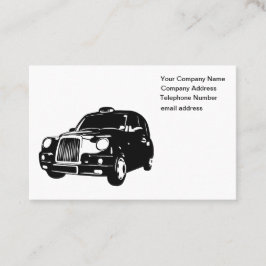 Tarjetas de visita de taxi