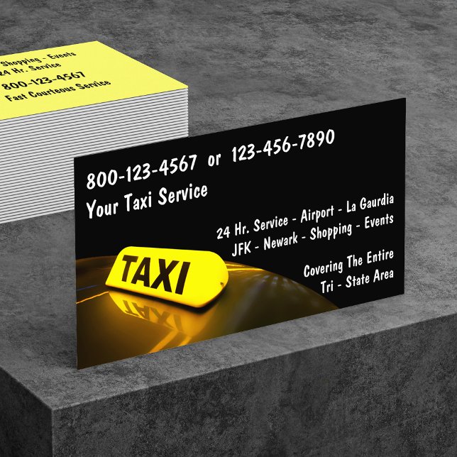 Tarjetas de visita de taxi (Subido por el creador)