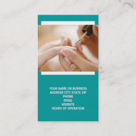 Tarjetas de visita de Técnico de uñas