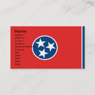 Tarjetas de visita de TENNESSEE