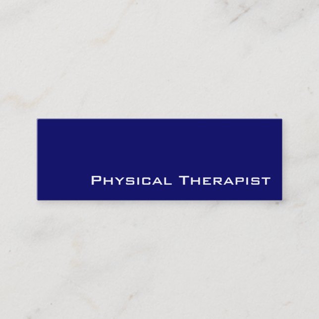 Tarjetas de visita de terapeuta blanco (Anverso)