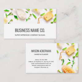 Tarjetas de visita de terapismo de masaje - Diseño