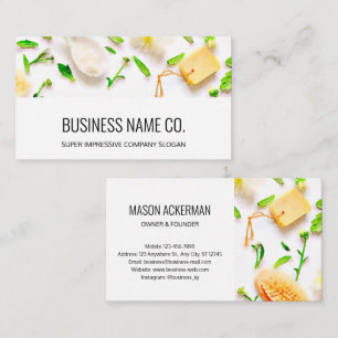 Tarjetas de visita de terapismo de masaje - Diseño