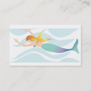Tarjetas de visita de trabajo para sirenas
