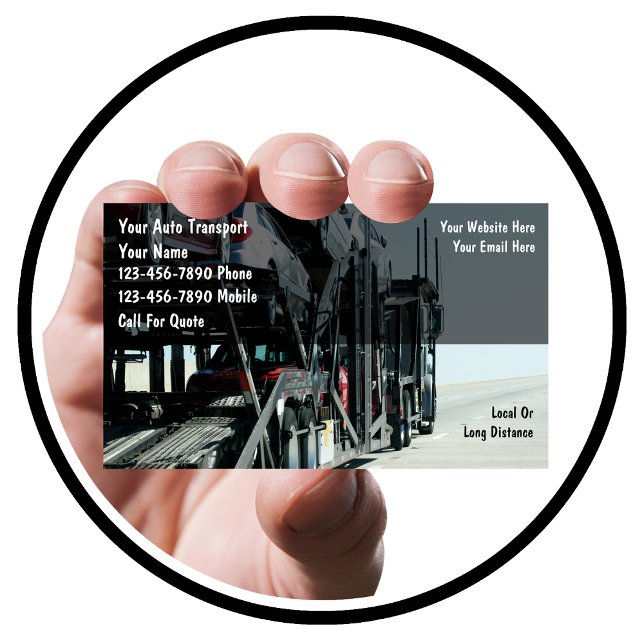 Tarjetas de visita de transporte automático (Subido por el creador)