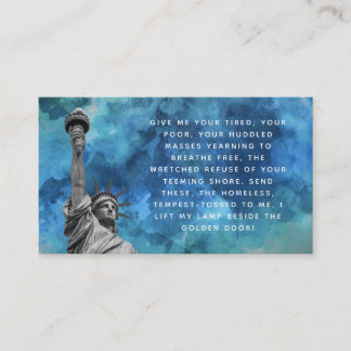Tarjetas de visita de un abogado de inmigración
