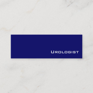 Tarjetas de visita de Urologist blanco de la Marin