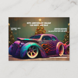 Tarjetas de visita de vacaciones automáticas para