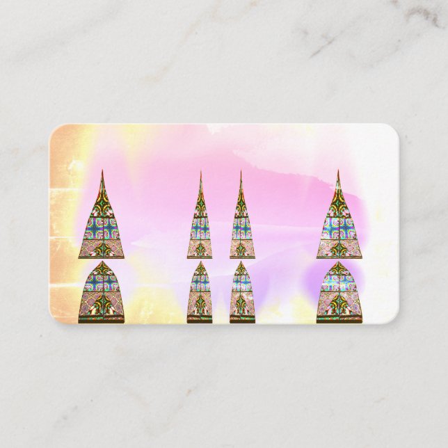 Tarjetas de visita de vidrio templado de la Iglesi (Anverso)