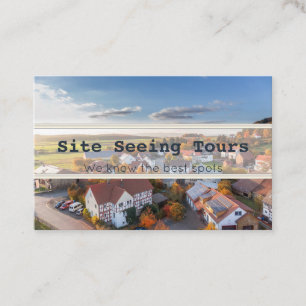 Tarjetas de visita de visitas a sitios