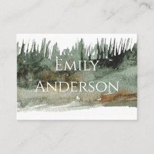 Tarjetas de visita de vista de montaña