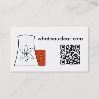tarjetas de visita de Whatisnuclear.com