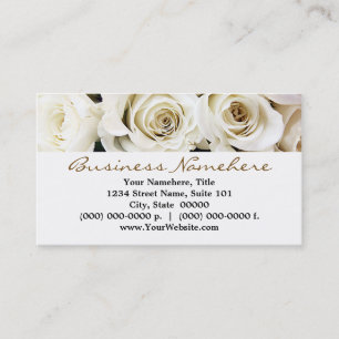 Tarjetas de visita de White Roses