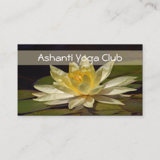 Tarjetas de visita de yoga