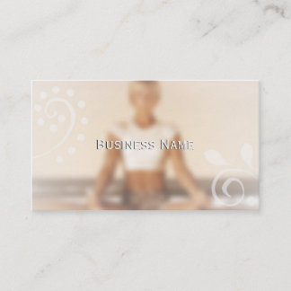 Tarjetas de visita de yoga mística