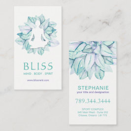 Tarjetas de visita de Yoga y Reiki