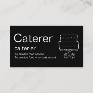 Tarjetas de visita del abastecedor
