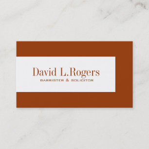 Tarjetas de visita del abogado