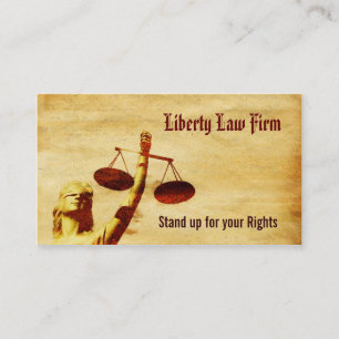 Tarjetas de visita del abogado