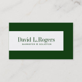 Tarjetas de visita del abogado