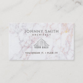 Tarjetas de visita del arquitecto