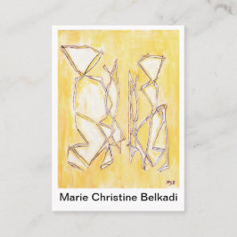 Tarjetas de visita del arte abstracto - pequeñas