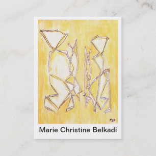 Tarjetas de visita del arte abstracto - pequeñas