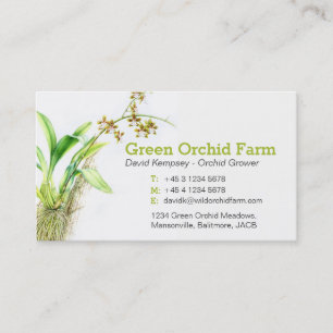 Tarjetas de visita del arte del cultivador del