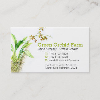 Tarjetas de visita del arte del cultivador del