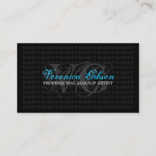 Tarjetas de visita del artista de maquillaje