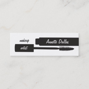 Tarjetas de visita del artista de maquillaje