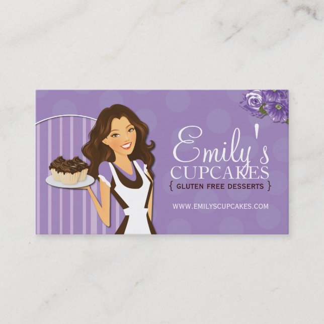 Tarjetas de visita del artista del azúcar (Anverso)