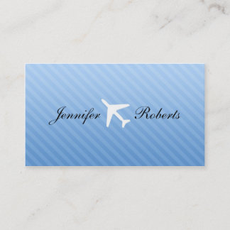 Tarjetas de visita del asistente de vuelo
