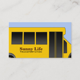 Tarjetas de visita del autobús