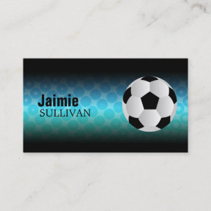 Tarjetas de visita del balón de fútbol