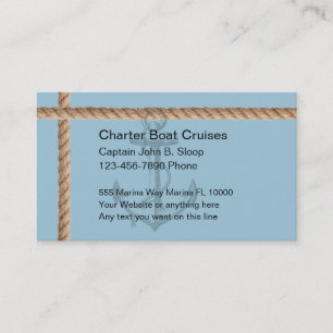 Tarjetas de visita del barco de la carta
