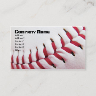 Tarjetas de visita del béisbol