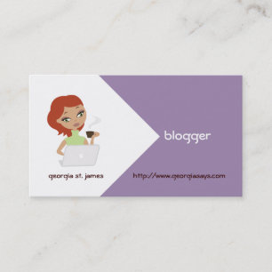 Tarjetas de visita del Blogger