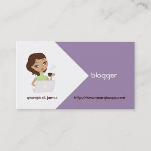 Tarjetas de visita del Blogger
