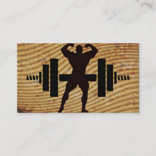 Tarjetas de visita del Bodybuilder