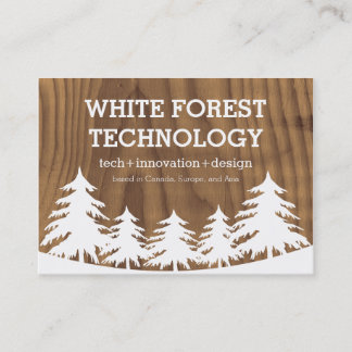 Tarjetas de visita del bosque